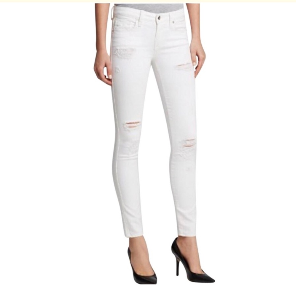 Shya denim distressed skinny jean